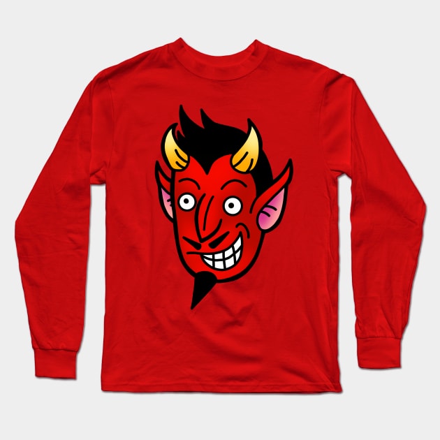 Devil Long Sleeve T-Shirt by ReclusiveCrafts